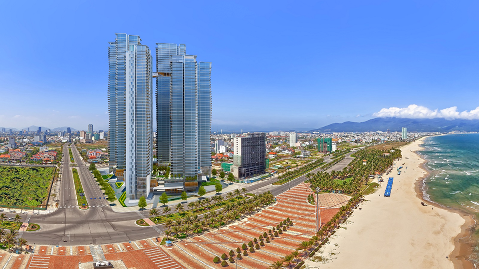 Mô hình Dự án Tổ hợp khách sạn 5 sao và căn hộ cao cấp Ánh Dương - Soleil Đà Nẵng
